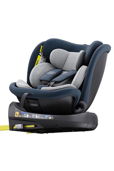 BUF BOOF Scaun Auto B-Joy DELUXE BUF BOOF iSIZE Blue cu Isofix pozitie somn 155 grade rotativ 360 grade