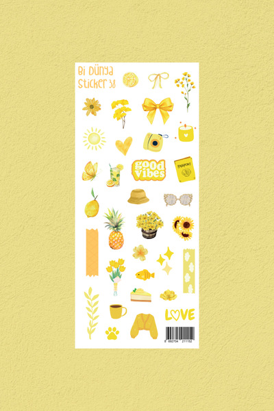 Bi Dünya Haber M38 – Yellow Days Sticker Seti