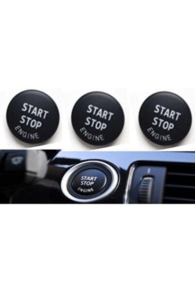 Genel Markalar BMW E60 E90 E84 E70 Start Stop Düğme Kapağı Siyah