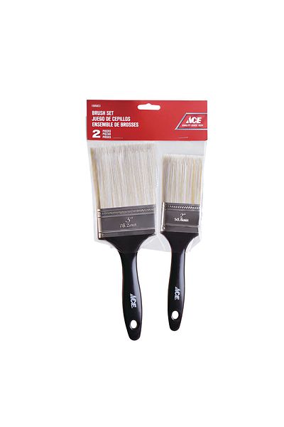 ACE Polyester Filament Plastic Handle Paint Brush Set