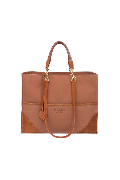 D'ylla Atelier Women's Shoulder Bag from Valeria Series - Tote Bag - Terra Cotta