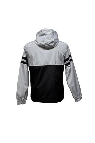 OEM Jachetă slim bărbătească, croială slim, negru/gri deschis, mărimea S