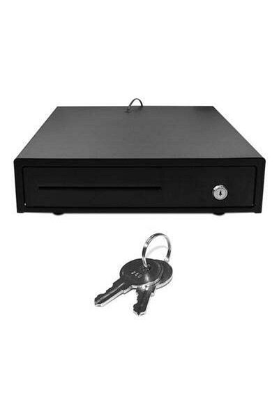 HALAMODO Heavy Duty With Money Tray and Lock Cash Drawer Black