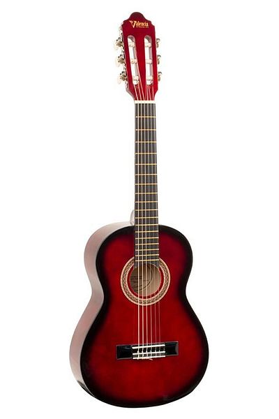 VALENCIA VC101RDS, classical guitar, 1/4 size, red sunburst finish