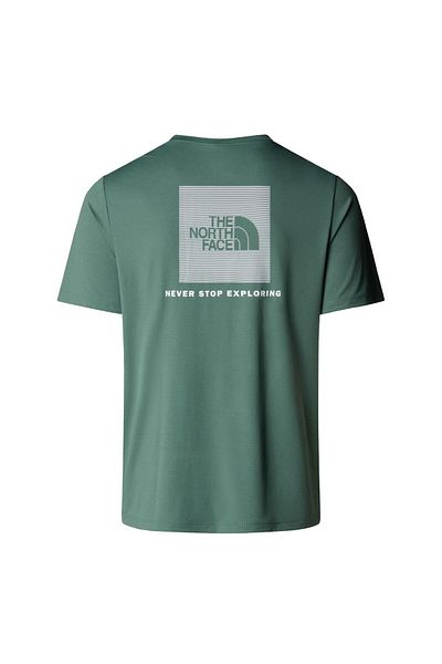 THE NORTH FACE Men's 24/7 Box Nse Ss T-Shirt Nf0A895Mhch1 Water Green-M