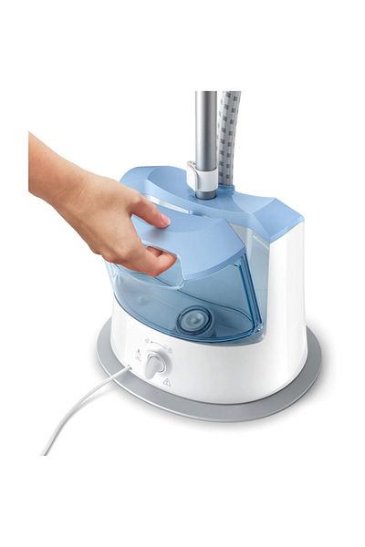 Philips GC482/26 Vertical Garment Steamer – 1600 W, 32 g/min Continuous Steam, 1.4 L Detachable Tank