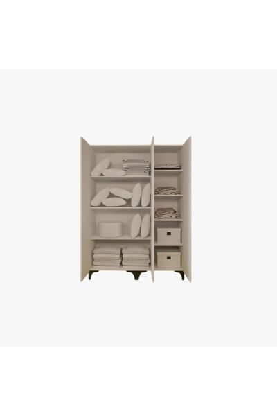harmen Moon 3 Kapaklı Yüklük Gardırop Çok Amaçlı Dolap