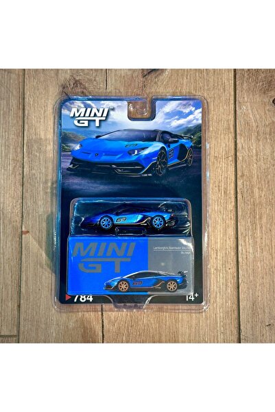 mini gt CHASE Edition Mini GT Lamborghini Aventador SVJ 63 Blu Aegir No:784