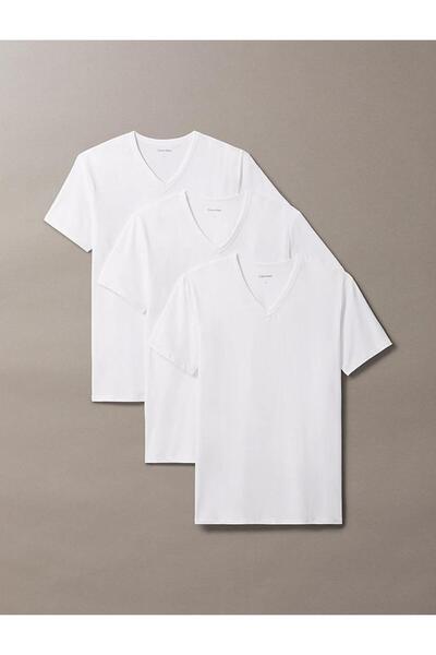 Calvin Klein S/S V Neck 3Pk