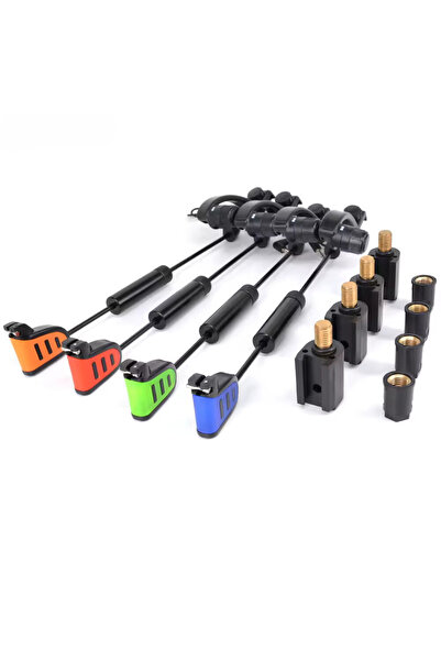 FishEdge Set de 4 legănți rapidi cu sistem integrat de conectare rapidă și ge...