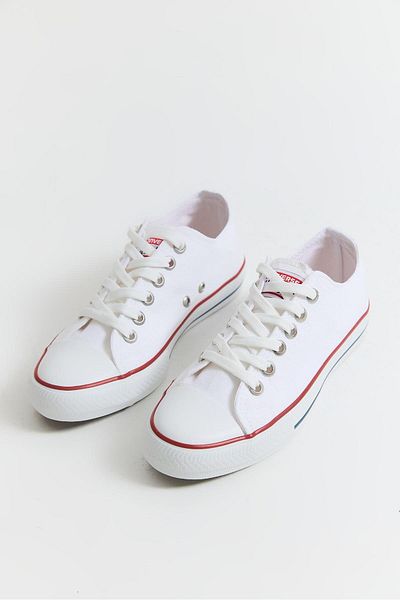 Raneel Kazançlı Alışveriş Lace-Up Women's Shoes with Stripe Detail White