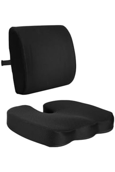 Deli Memory Foam Cushion for extra comfortable, Good for Car seat, Office chair.