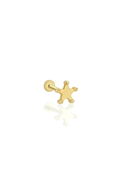 Fay Yamaner 14K Gold Star Piercing