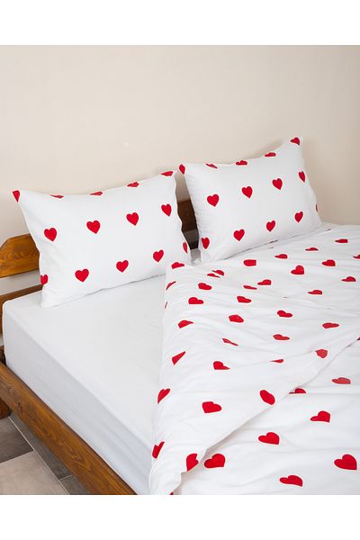 ENESSA Set husă pilotă dublă 200*220 cm husă pilota + 2 bucăți fețe de pernă