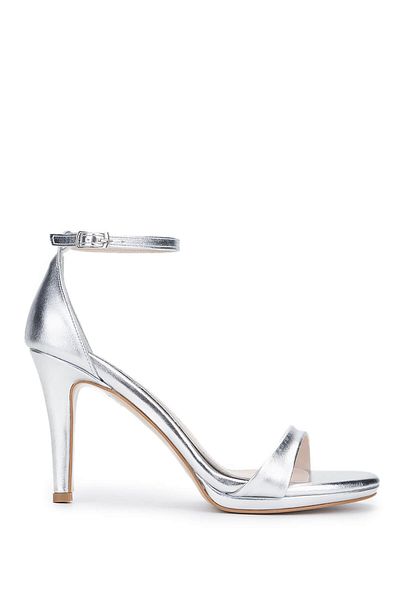 Tamer Tanca Women's Vegan Lame Heeled Shoes