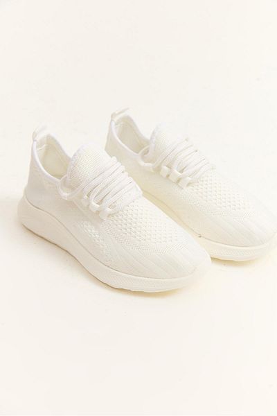 Raneel Kazançlı Alışveriş High Sole Lace-Up Sports Shoes White