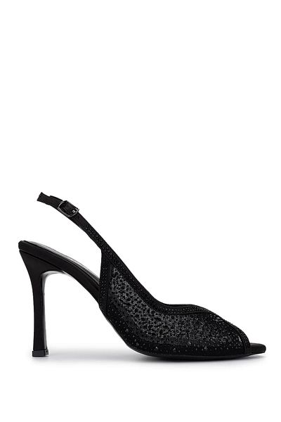 Tamer Tanca Women's Vegan Black Heeled Shoes