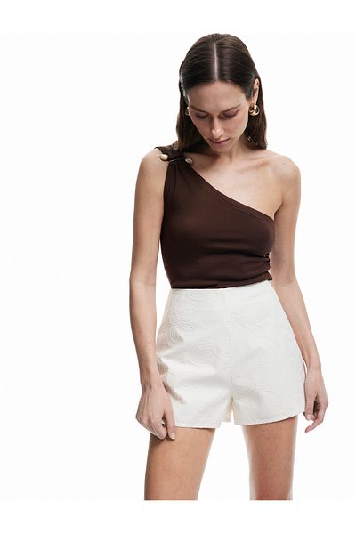 Koton X Melis Ağazat - Cotton Pocket Detailed Mini Shorts