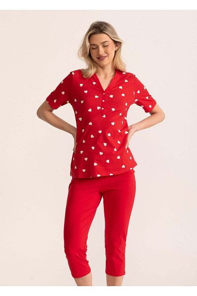 Soft&Seven by SOFIAMAN Women's Elsa Cotton Pajamas