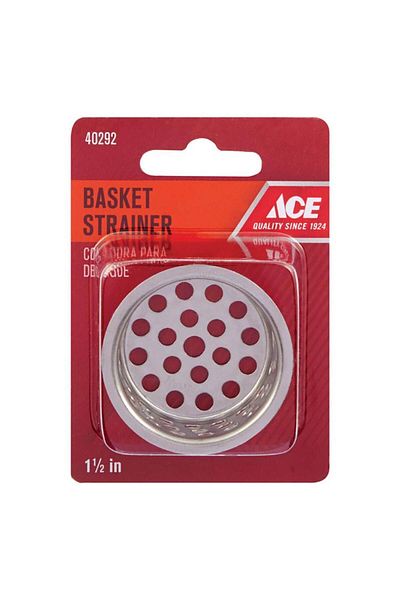 ACE Stainless Steel Replacement Basket Strainer (3.81 cm)