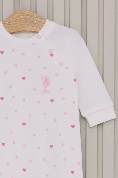 ALFA AKSESUAR 03 U.S. Polo Baby Jumpsuit Usb2105 Cream