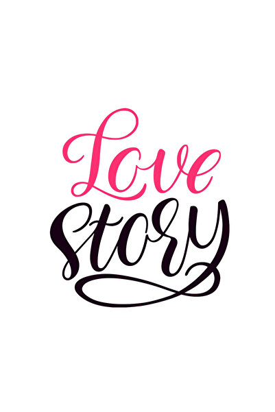 INOVATIX Σετ 8 τεμαχίων, Αυτοκόλλητο Love Story, INOVATIX®. 6 εκ.