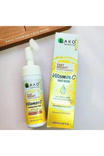 RAKO Raku Vitamin C Facial Cleanser for Normal to Oily Skin - 160 ml
