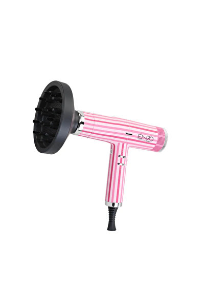 ENZO EN‑1801 High‑Speed Hair Dryer – 130,000 RPM AC Motor with Vacuum Diffuser & Nozzle