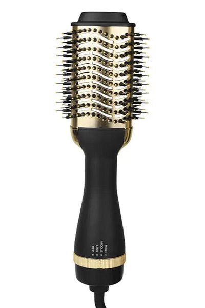 ENZO EN‑4116 24K Gold Electric Hair Straightening Brush