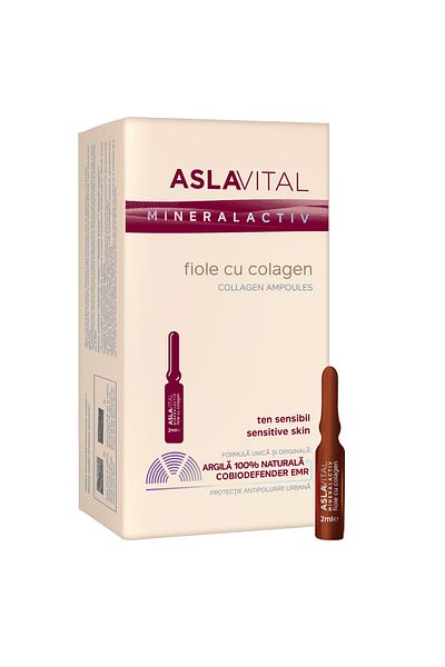 ASLAVİTAL Fiole cu colagen Aslavital, 10 buc x 2 ml