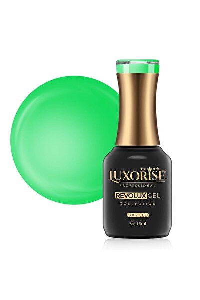 LUXORISE Oja semipermanentă Revolux LUXORISE, verde intens, 15 ml