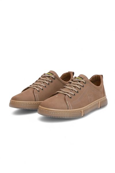 Konfores 2180-Luısfıgo Genuine Leather Top Quality Anatomical Sole Men's Casual Sneakers Shoes