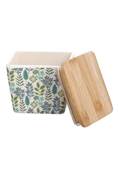 Felli Bamboo Fiber Canister with Lid Multicolor 150ml