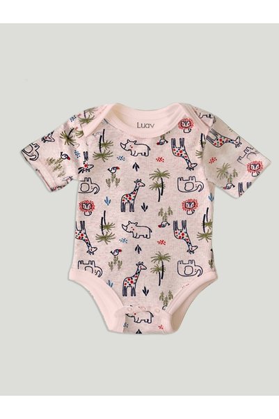 luay Unisex Organic Cotton Lighthouse & Elephant Onesie: Adorable and Cozy Pack of 2