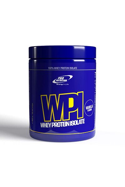 Pro Nutrition Whey Protein, WPI Protein Isolate, Vanilla, 450g