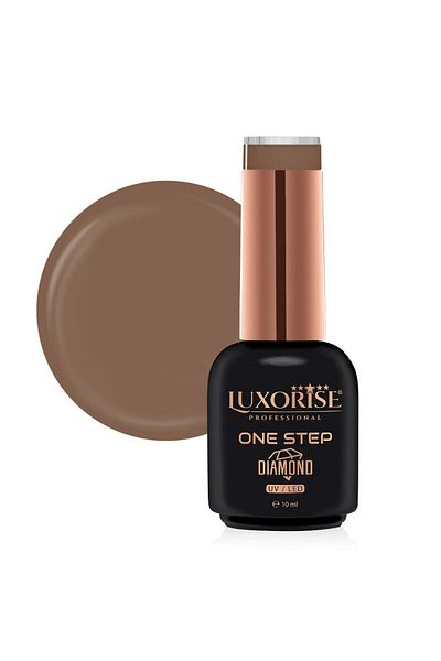 LUXORISE Oja semipermanentă One Step Diamond Truffle Brown 10ml, LUXORISE