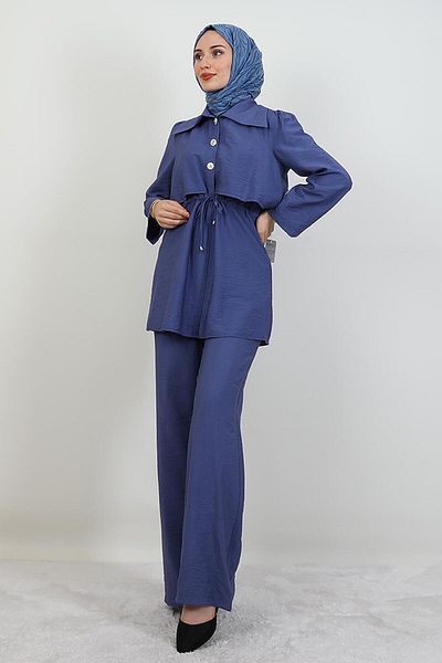 giz astore Pervin Trousers Double Suit Dark Lilac