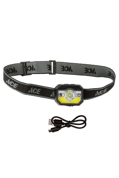 ACE High-Quality 350-Lumens Rechargeable LED Headlamp