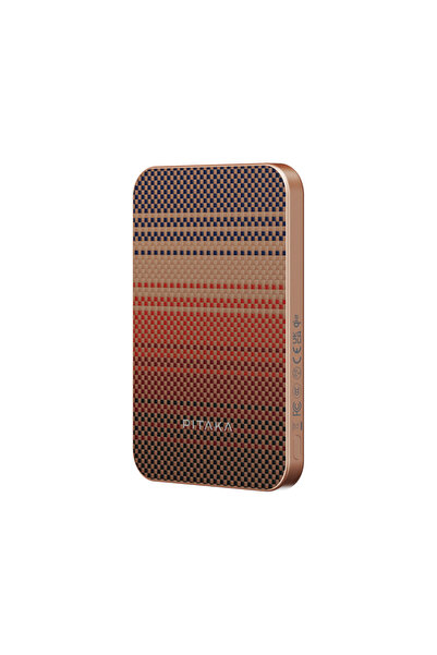 PITAKA Kablosuz Powerbank Tactile Woven Qi2 Şarj Teknolojili Karbon Aramid Fi...