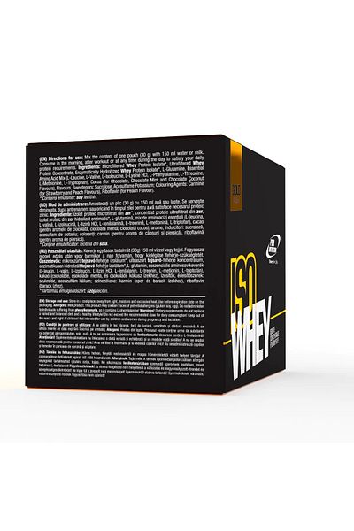 Pro Nutrition Whey protein, 3 types of protein, Iso Whey Gold Edition Strawberry sachets 15 sachets x 30g