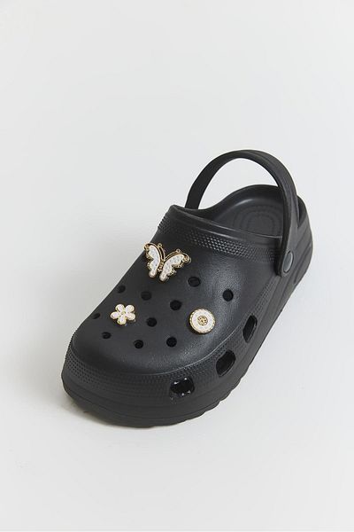 Raneel Kazançlı Alışveriş High Sole Women's Slippers with Accessories Black