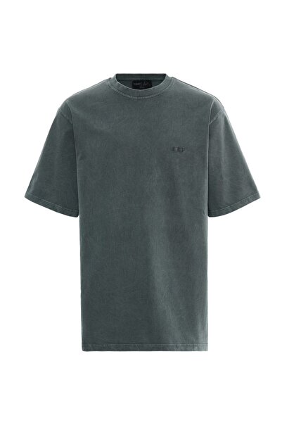 MORREZ Nakışlı Parça Boyalı T-Shırt