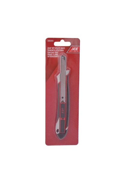 ACE Zinc Alloy Snap Off Utility Knife (21 x 6.5 x 1.7 cm)