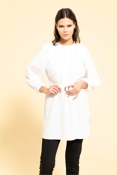 MİRAŞE MODA Tunic Belted Loose Cut (90 cm)