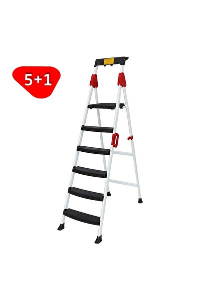 Genel Markalar 504362 Premium Profil Merdiven 5+1 Basamak (127cm)