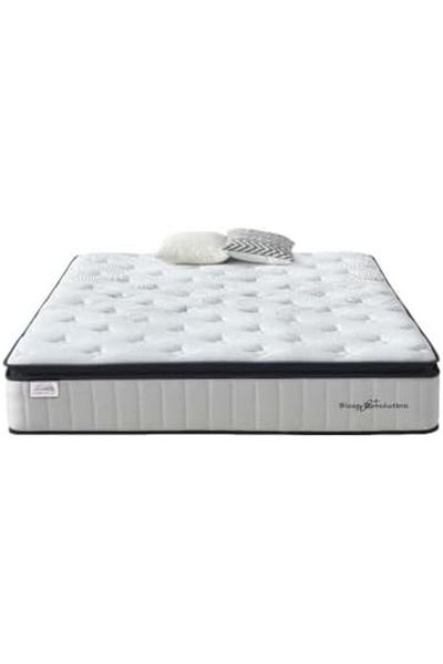 l'elefante Luxury Mattress Pocket Spring & Memory Foam Hybrid Bed – High-Density Foam, Breathable Knitted Fab