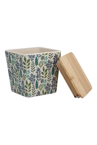 Felli Bamboo Fiber Canister with Lid Multicolor 330ml