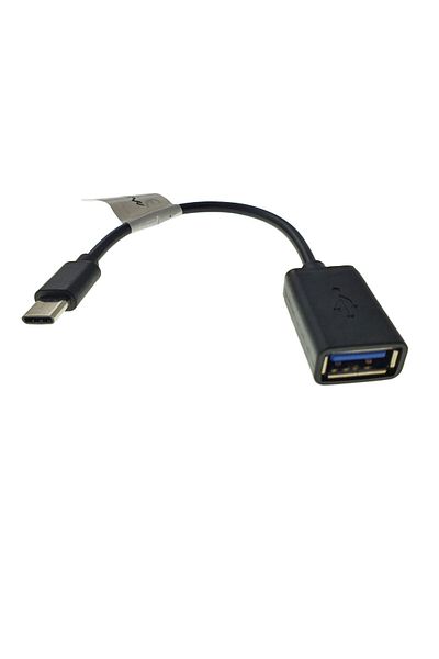Lanberg OTG converter cable with adapter, Lanberg 42443, USB type C male to USB 2.0 female connector, length 15 cm