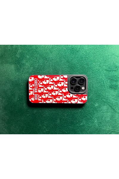 Christian Dior Christian Dior iPhone 13 PRO Phone Case - Red