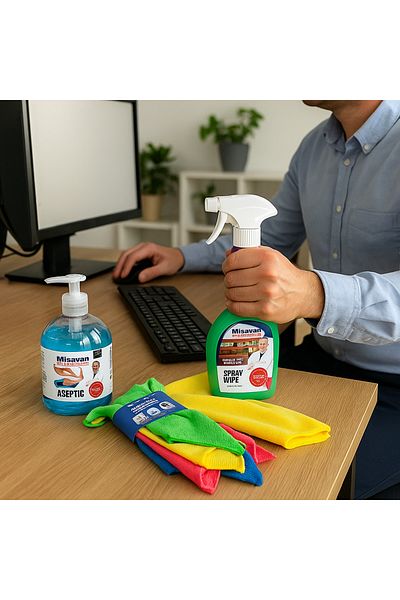 Misavan Office Touch & Go – Curățenie Rapidă pentru Birou și Igienă Personală